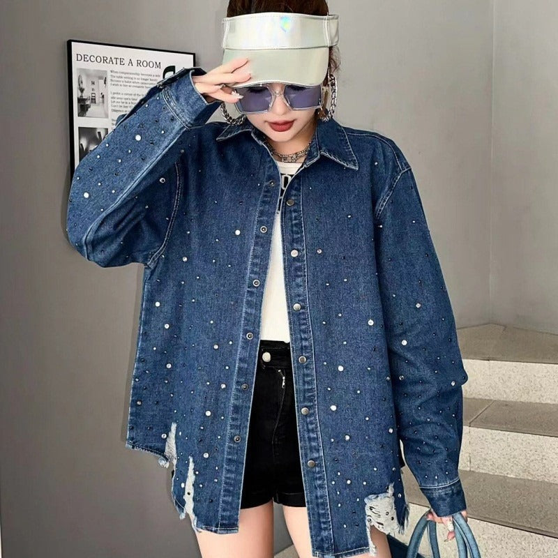 Heavy Industry Hot Diamond Denim Jacket