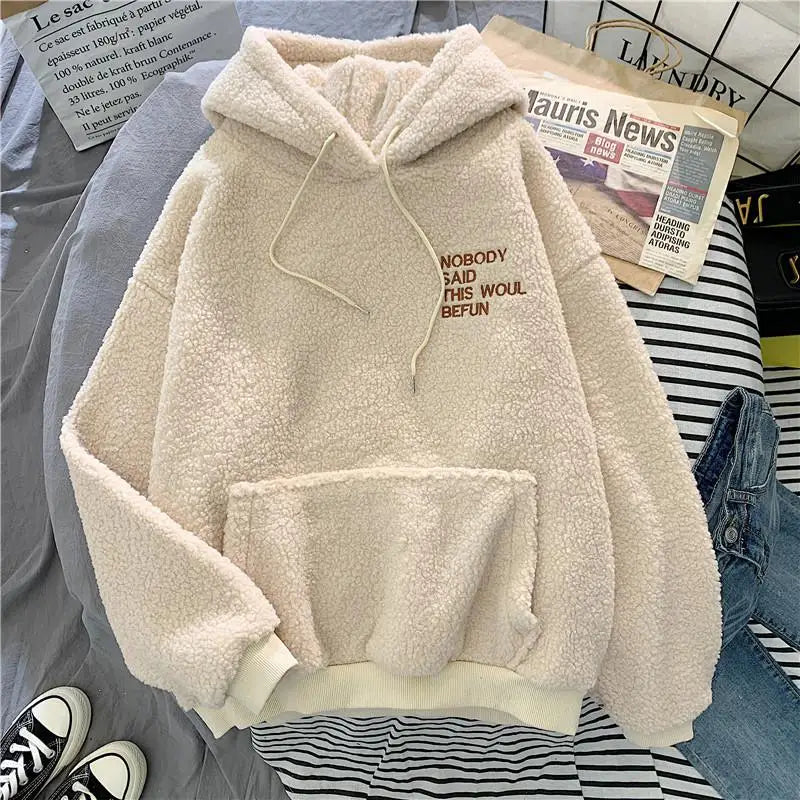 Fleece Flannel Pullover for Women