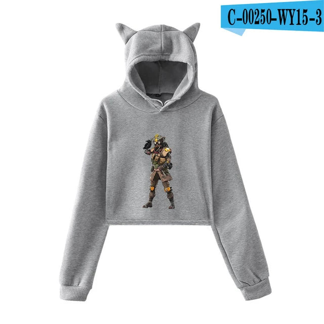 Apex Legends Print Cat ears Hoodies