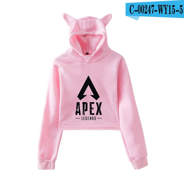 Apex Legends Print Cat ears Hoodies