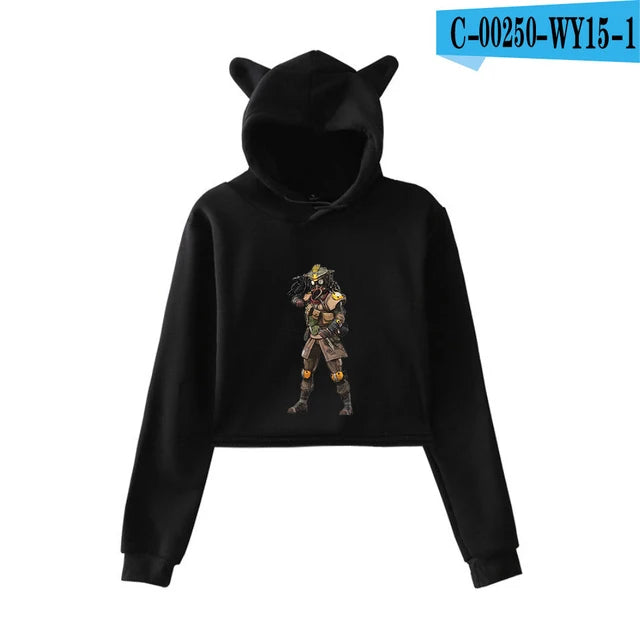 Apex Legends Print Cat ears Hoodies