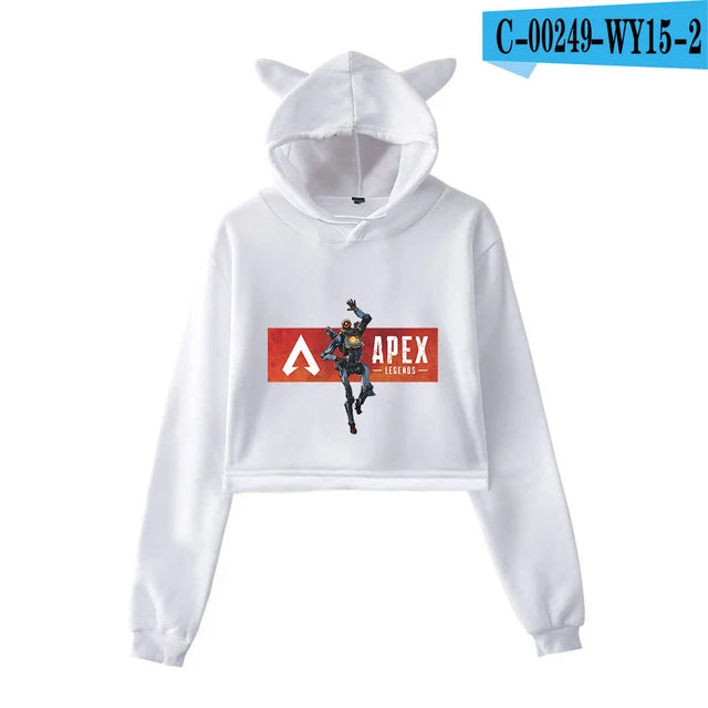 Apex Legends Print Cat ears Hoodies