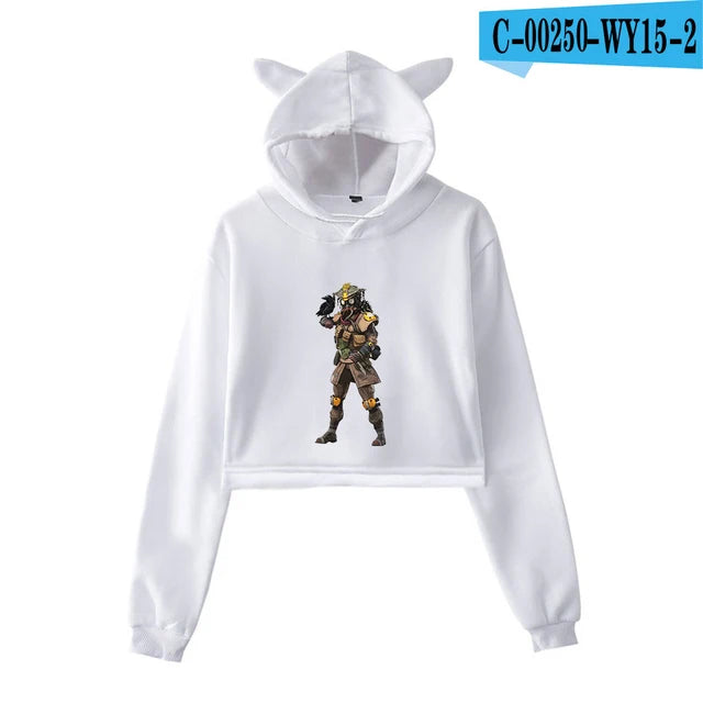 Apex Legends Print Cat ears Hoodies