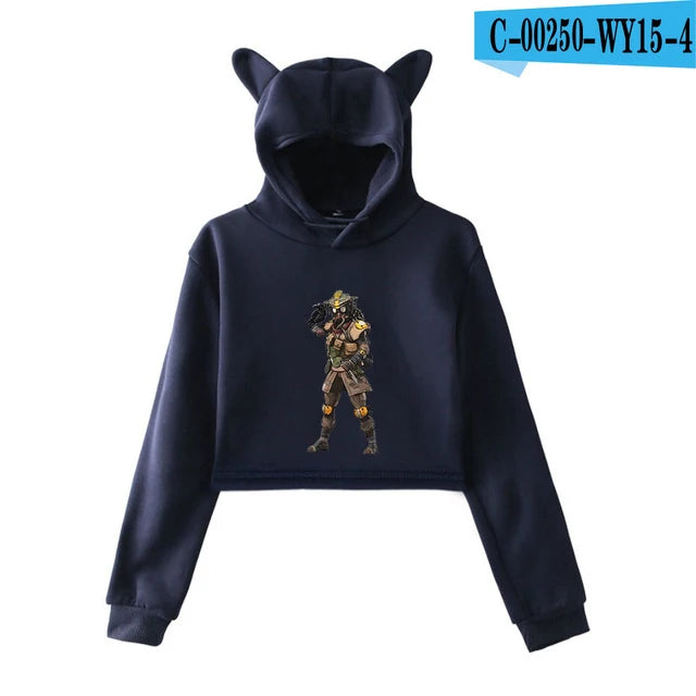 Apex Legends Print Cat ears Hoodies