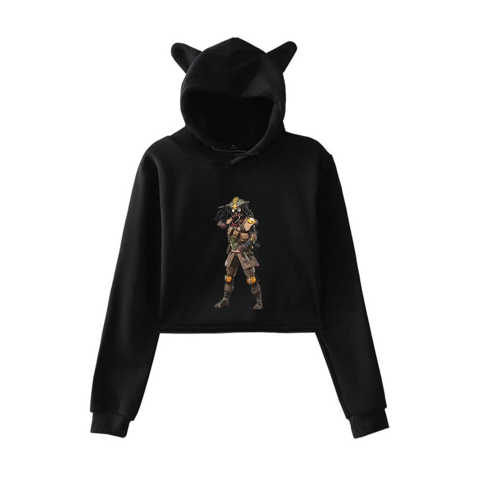 Apex Legends Print Cat ears Hoodies