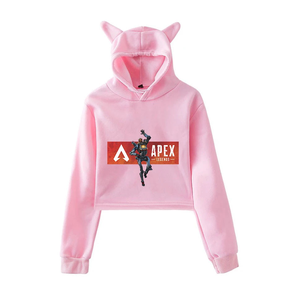 Apex Legends Print Cat ears Hoodies