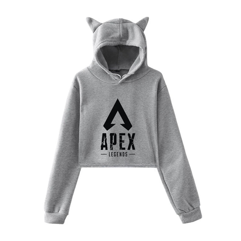 Apex Legends Print Cat ears Hoodies