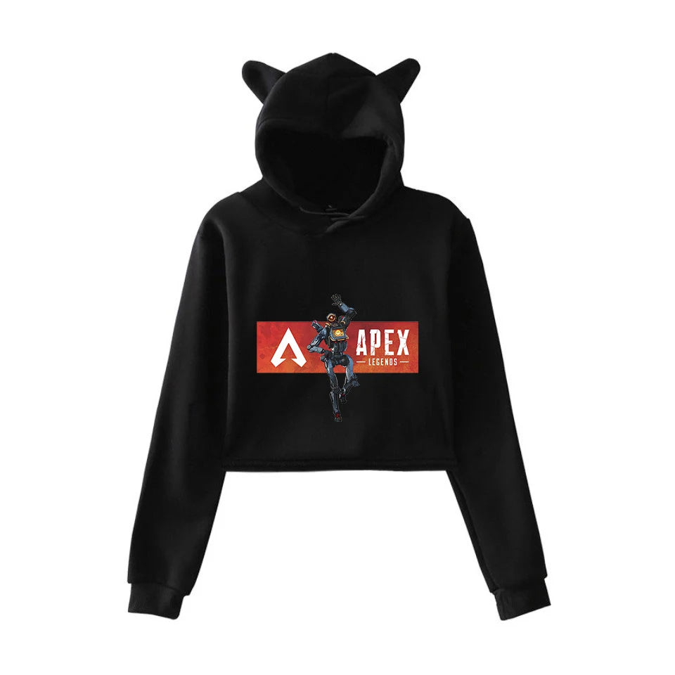 Apex Legends Print Cat ears Hoodies