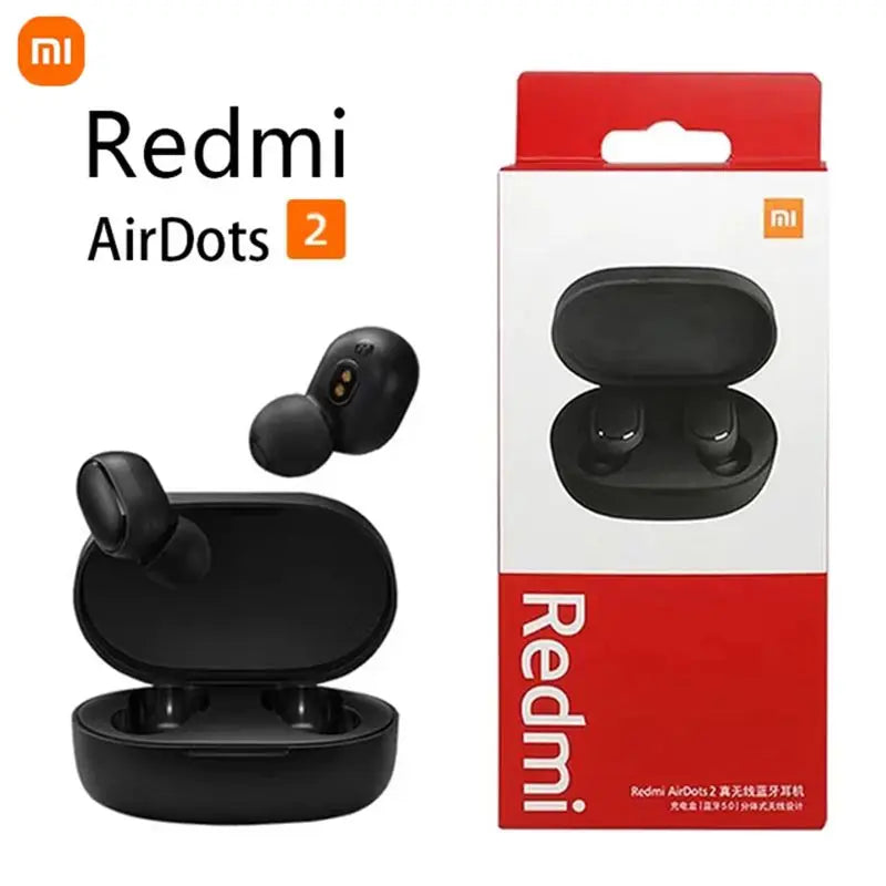 New Xiaomi Redmi Airdots 2: Wireless Bluetooth Earbuds with Mic