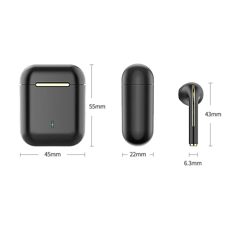 Xiaomi J18 TWS Bluetooth Earphones: In-Ear, HiFi Stereo, Waterproof Sport Headset with Mic