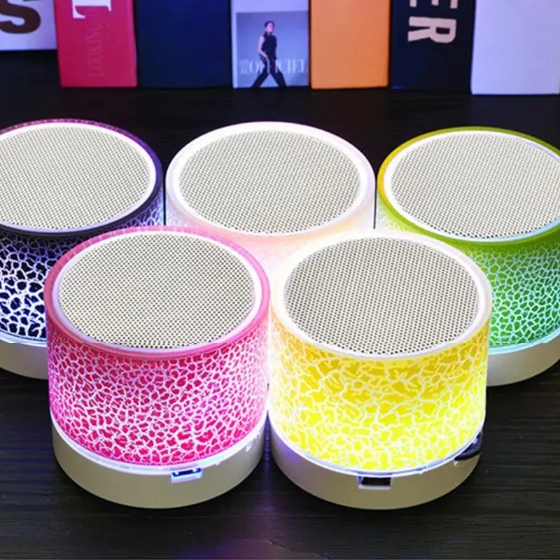 Bluetooth Mini Speaker: Wireless, LED, TF Card, USB, Portable Subwoofer for PC/Phone