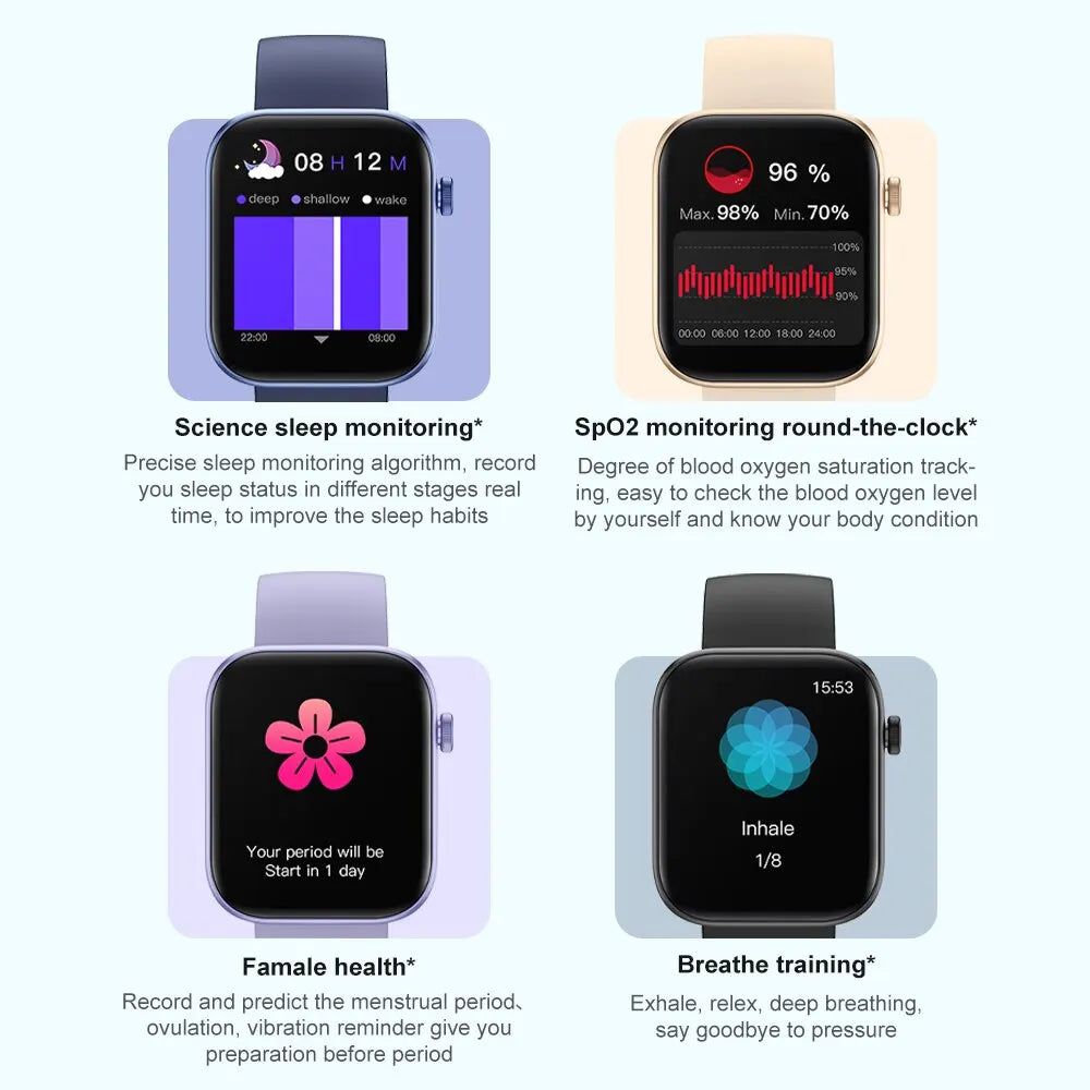 COLMI P71 Voice Calling Smartwatch: Health Monitoring, IP68 Waterproof, Voice Assistant