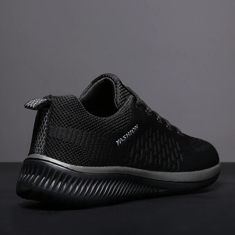 Men's Knit Running Shoes: Breathable, Lightweight Casual Sneakers