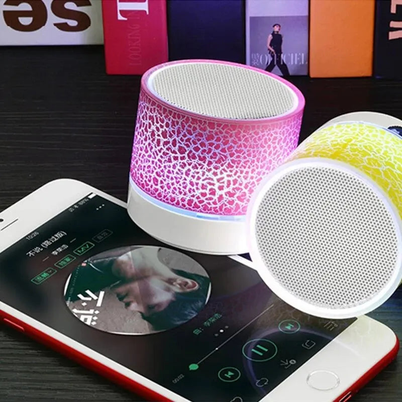 Bluetooth Mini Speaker: Wireless, LED, TF Card, USB, Portable Subwoofer for PC/Phone