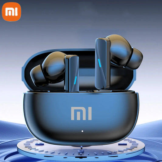 XIAOMI Mate 50 wireless Bluetooth earbuds with mic, noise-canceling, and touch control.