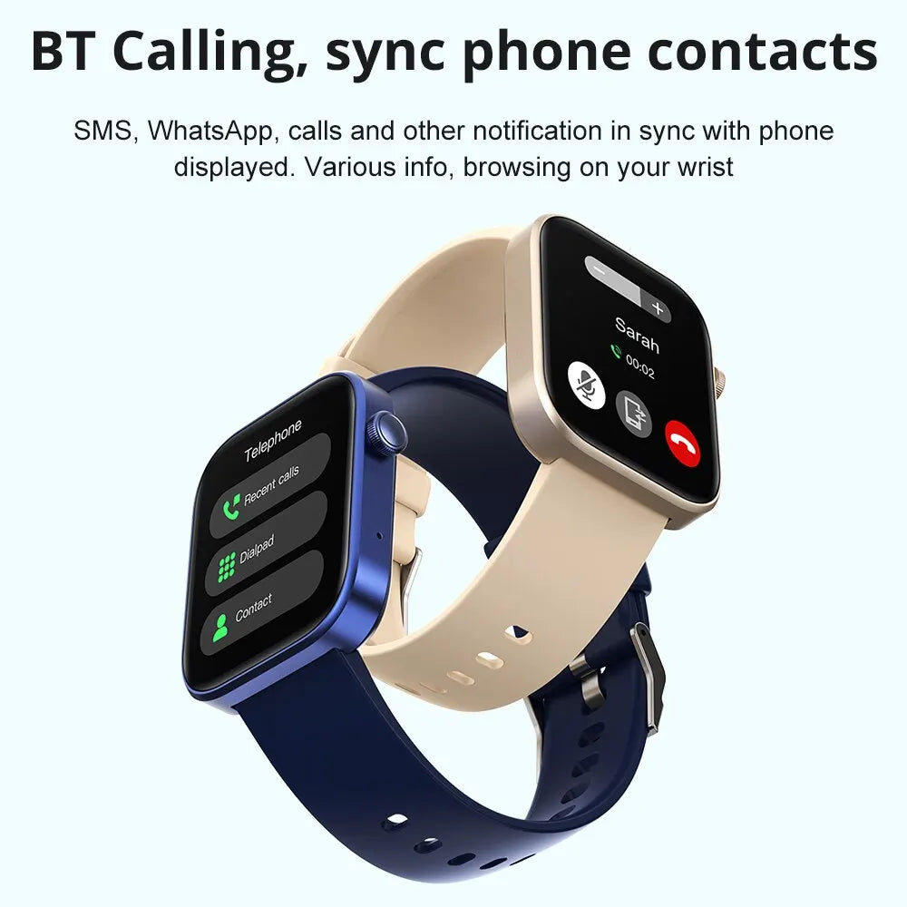 COLMI P71 Voice Calling Smartwatch: Health Monitoring, IP68 Waterproof, Voice Assistant