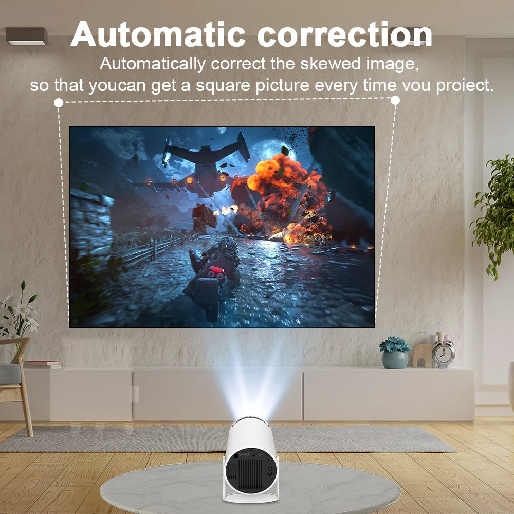 Transpeed 4K Wifi6 Projector: Android 11, 260 ANSI, BT5.0