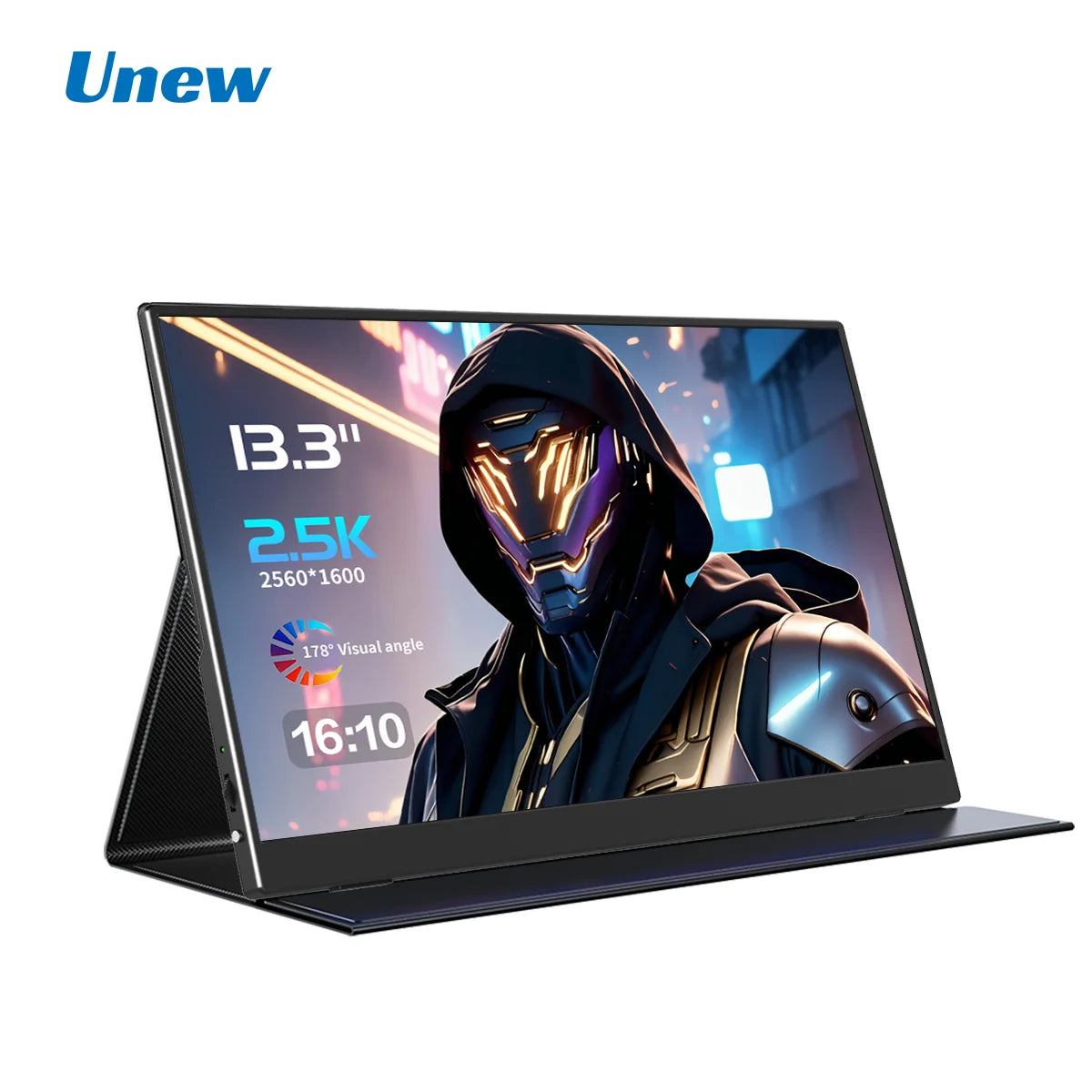 13.3-inch 2.5K 1080P portable monitor, external display for gaming, laptop, PS3/PS4, Switch, mini PC, and tablet.