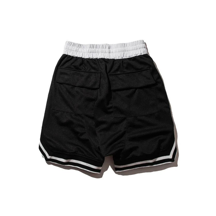 Hip Hop Men's Oversized Sports Shorts: FOG Loose-Fit Basketball Capris