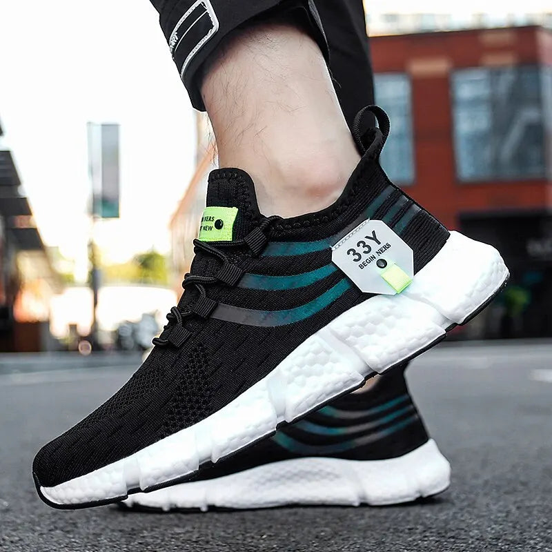 Men's Breathable Mesh Running Sneakers