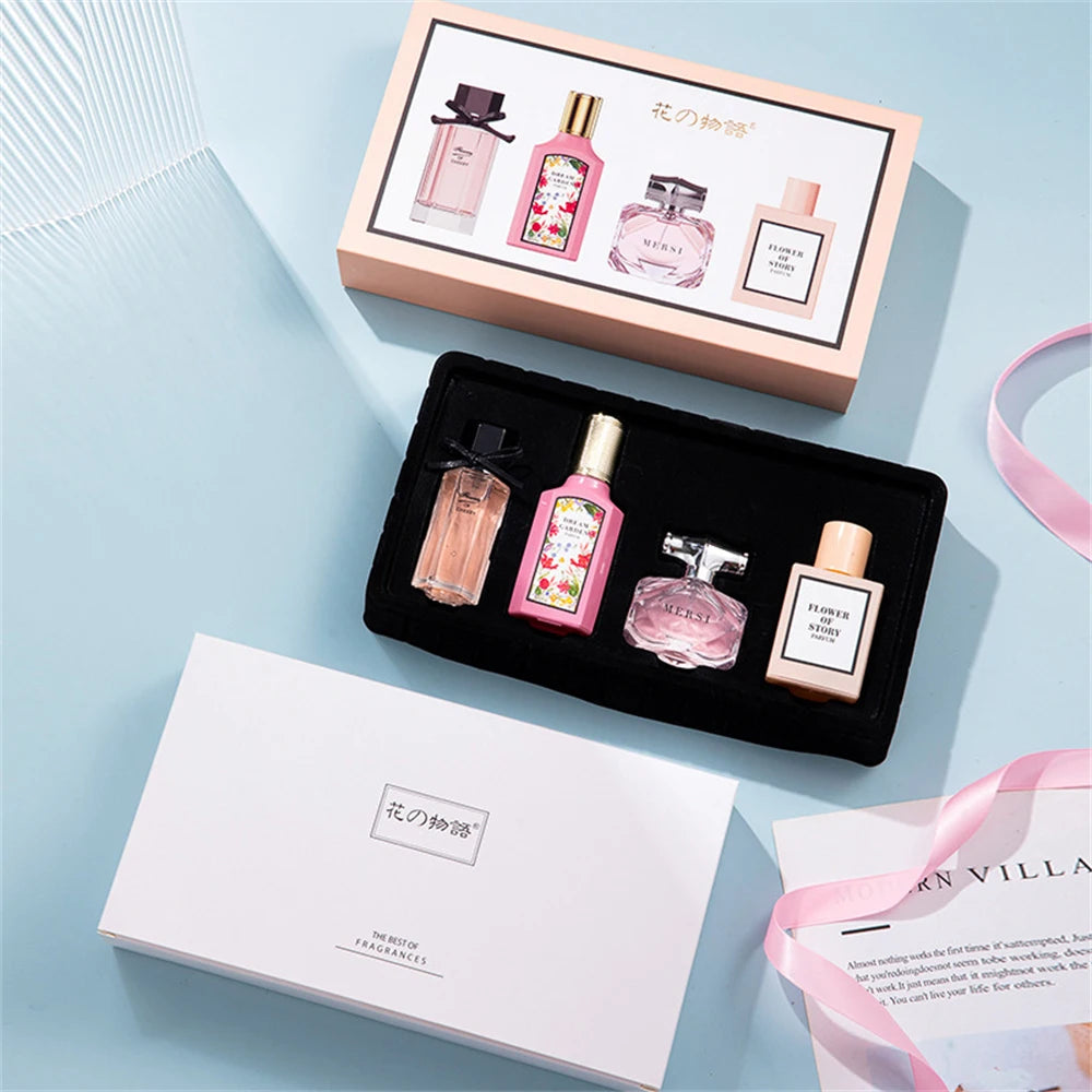 Brand Women Perfume Floral Scent Gift Box 110ml Four Piece Set