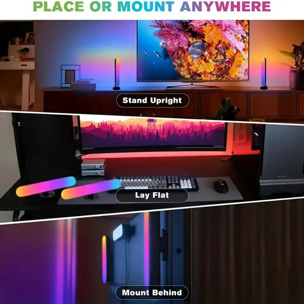 USB RGB LED Light Bar: TV Backlight with Remote, Music Sync, Ambient Pickup